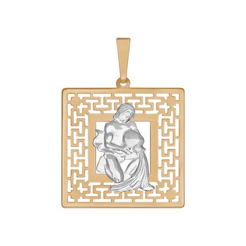 Сапфир каталог товаров Подвеска знак зодиака Водолей из золота