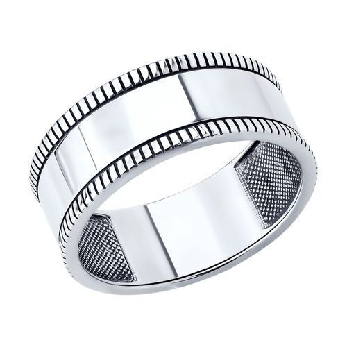 Сапфир каталог товаров Кольцо обручальное из серебра