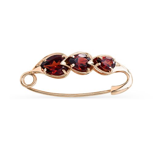 Сапфир каталог товаров Брошь из золота с гранатом