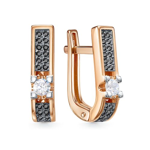 Сапфир каталог товаров Серьги из золота с фианитом