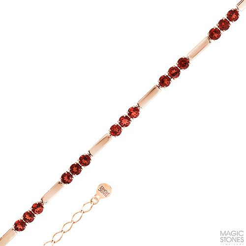 Сапфир каталог товаров Браслет женский из золота с гранатом Сапфир каталог товаров Браслет женский из золота с гранатом