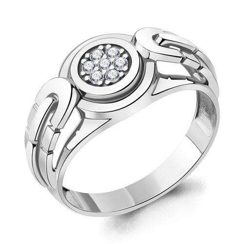 Сапфир каталог товаров Кольцо из серебра с фианитом