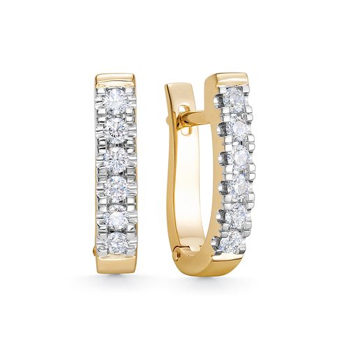 Сапфир каталог товаров Серьги из золота с бриллиантом