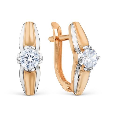 Сапфир каталог товаров Серьги из золота с фианитом