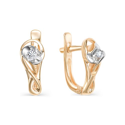 Сапфир каталог товаров Серьги из золота с бриллиантом