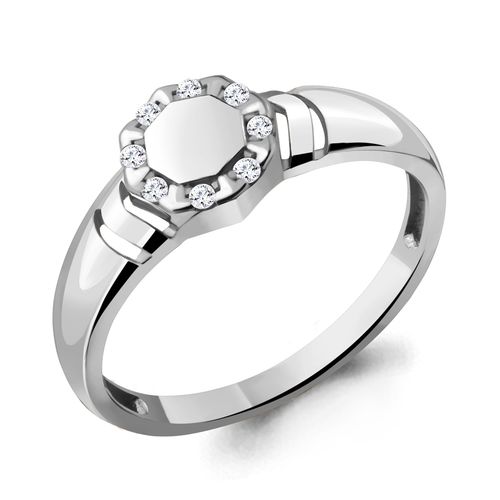 Сапфир каталог товаров Кольцо из серебра с фианитом