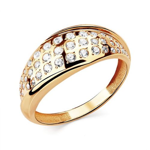 Сапфир каталог товаров Кольцо из золота с фианитом