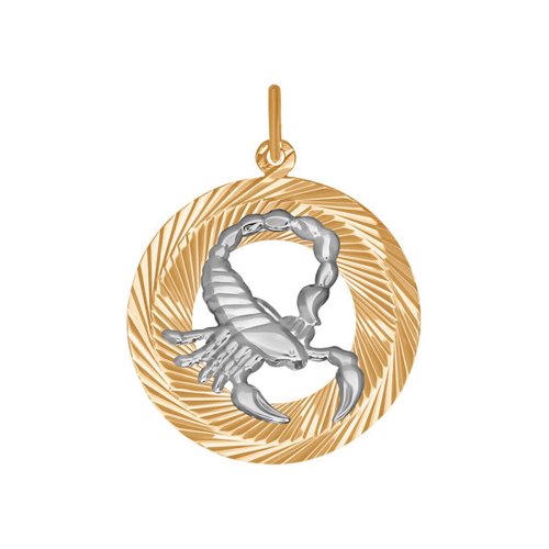 Сапфир каталог товаров Подвеска знак зодиака Скорпион из золота