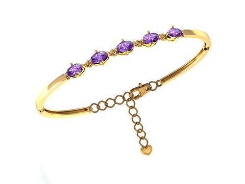 Сапфир каталог товаров Браслет женский из золота с аметистом Сапфир каталог товаров Браслет женский из золота с аметистом
