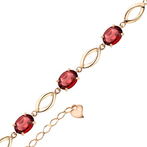Сапфир каталог товаров Браслет женский из золота с гранатом Сапфир каталог товаров Браслет женский из золота с гранатом