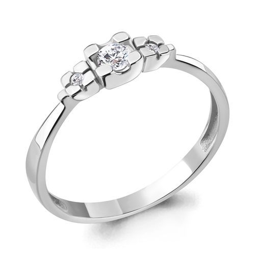 Сапфир каталог товаров Кольцо из серебра с фианитом