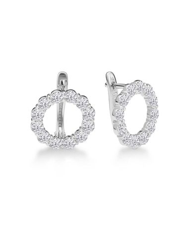 Сапфир каталог товаров Серьги из серебра с фианитом