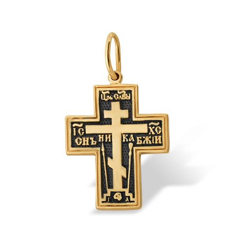 Сапфир каталог товаров Крест из золота с эмалью