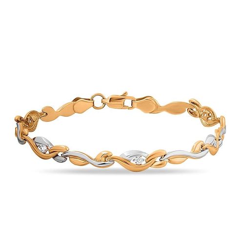 Сапфир каталог товаров Браслет женский из золота с фианитом Сапфир каталог товаров Браслет женский из золота с фианитом