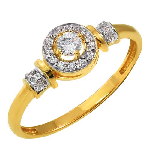 Сапфир каталог товаров Кольцо из золота с фианитом