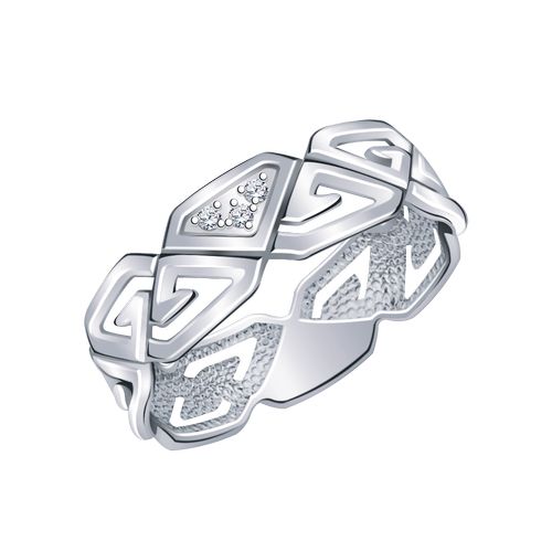 Сапфир каталог товаров Кольцо из серебра с фианитом