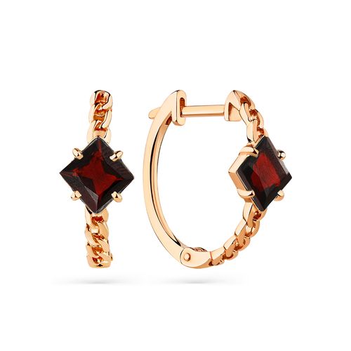 Сапфир каталог товаров Серьги из золота с гранатом