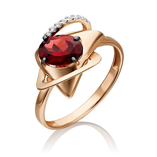 Сапфир каталог товаров Кольцо из золота с топазом, гранатом