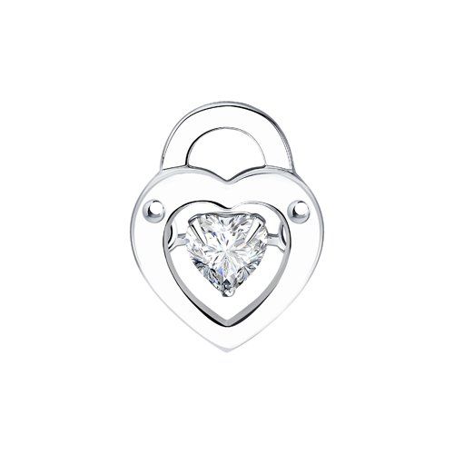 Сапфир каталог товаров Подвеска из серебра с сваровски