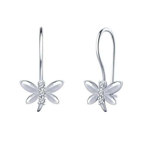 Сапфир каталог товаров Серьги детские из серебра с фианитом