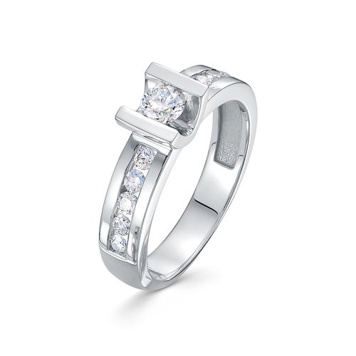 Сапфир каталог товаров Кольцо из белого золота с бриллиантом