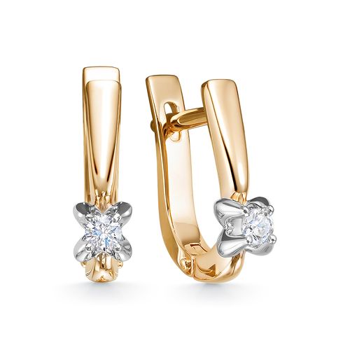 Сапфир каталог товаров Серьги из золота с бриллиантом