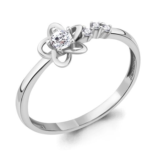 Сапфир каталог товаров Кольцо из серебра с фианитом