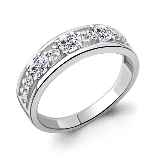 Сапфир каталог товаров Кольцо из серебра с фианитом