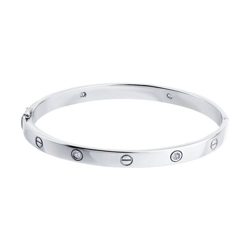 Сапфир каталог товаров Браслет женский из серебра с фианитом Сапфир каталог товаров Браслет женский из серебра с фианитом