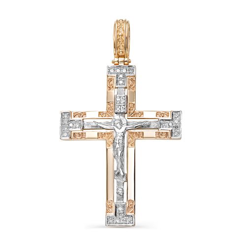 Сапфир каталог товаров Крест из золота с бриллиантом