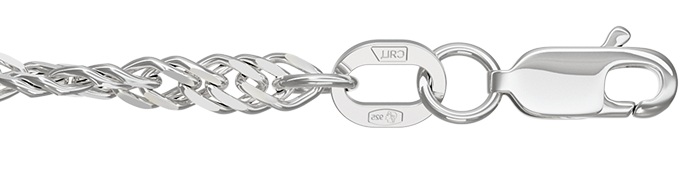 Сапфир каталог товаров Браслет женский сингапур с алмазной гранью из серебра Сапфир каталог товаров Браслет женский сингапур с алмазной гранью из серебра