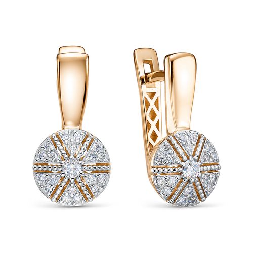 Сапфир каталог товаров Серьги из золота с бриллиантом