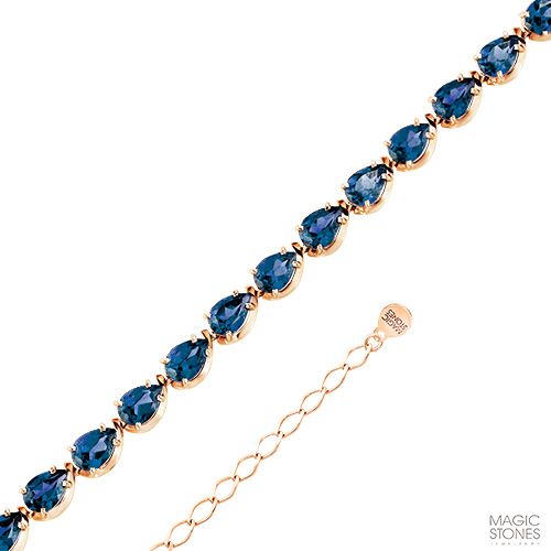 Сапфир каталог товаров Браслет женский из золота с топазом Сапфир каталог товаров Браслет женский из золота с топазом