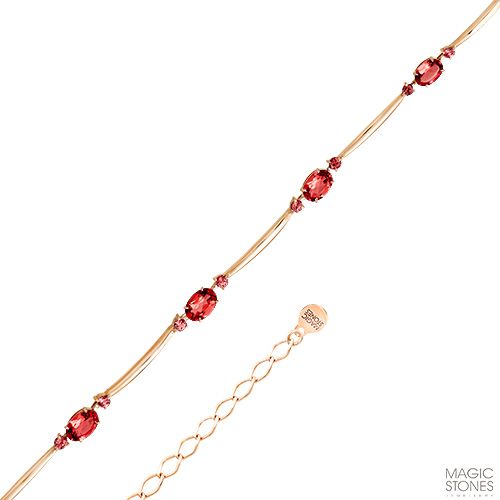 Сапфир каталог товаров Браслет женский из золота с гранатом Сапфир каталог товаров Браслет женский из золота с гранатом