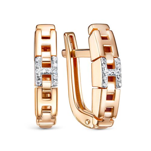 Сапфир каталог товаров Серьги из золота с фианитом