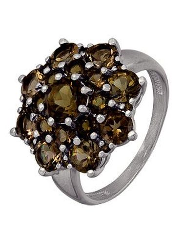 Сапфир каталог товаров Кольцо из серебра с раух-топазом