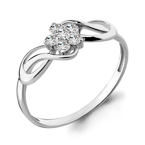 Сапфир каталог товаров Кольцо из серебра с фианитом