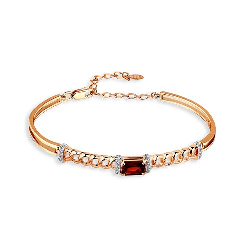 Сапфир каталог товаров Браслет женский из золота с фианитом, гранатом Сапфир каталог товаров Браслет женский из золота с фианитом, гранатом