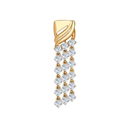 Сапфир каталог товаров Подвеска из золота с фианитом