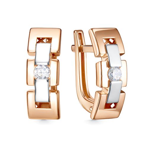 Сапфир каталог товаров Серьги из золота с фианитом