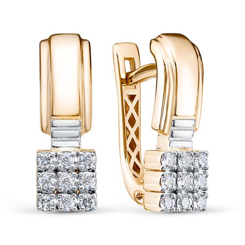 Сапфир каталог товаров Серьги из золота с бриллиантом