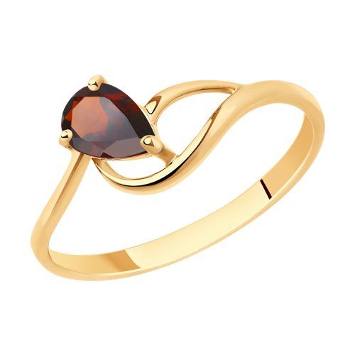 Сапфир каталог товаров Кольцо из золота с гранатом