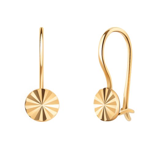 Сапфир каталог товаров Серьги детские из золота