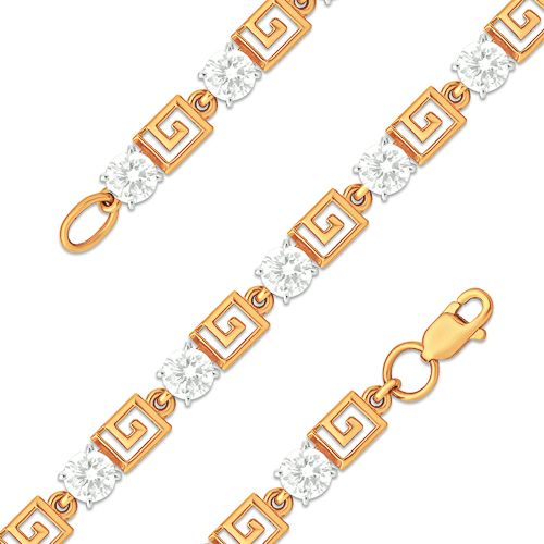 Сапфир каталог товаров Браслет женский из золота с фианитом Сапфир каталог товаров Браслет женский из золота с фианитом