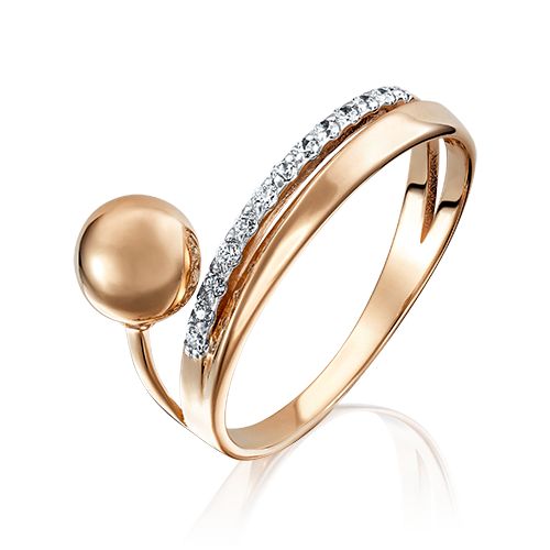 Сапфир каталог товаров Кольцо из золота с фианитом