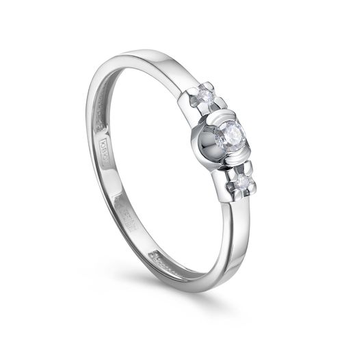 Сапфир каталог товаров Кольцо из белого золота с бриллиантом