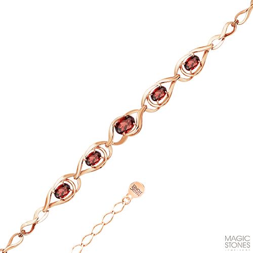 Сапфир каталог товаров Браслет женский из золота с гранатом Сапфир каталог товаров Браслет женский из золота с гранатом