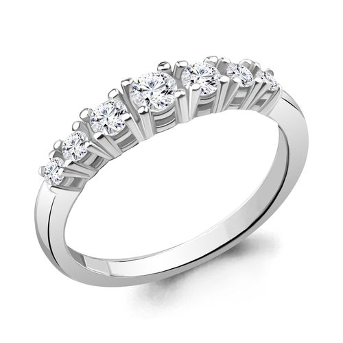 Сапфир каталог товаров Кольцо из серебра с фианитом