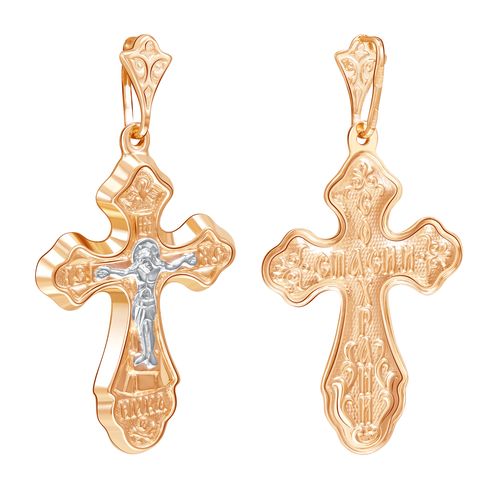 Сапфир каталог товаров Подвеска крест из золота