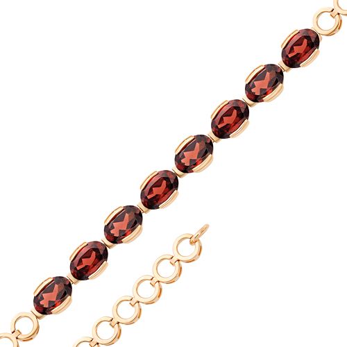 Сапфир каталог товаров Браслет женский из золота с гранатом Сапфир каталог товаров Браслет женский из золота с гранатом